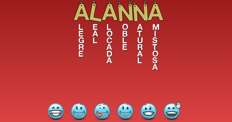 Emoticones para alanna - Emoticones para tu nombre