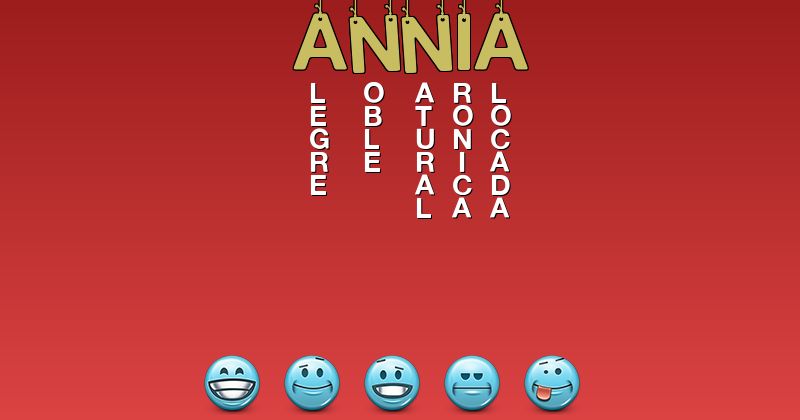 Emoticones para annia - Emoticones para tu nombre