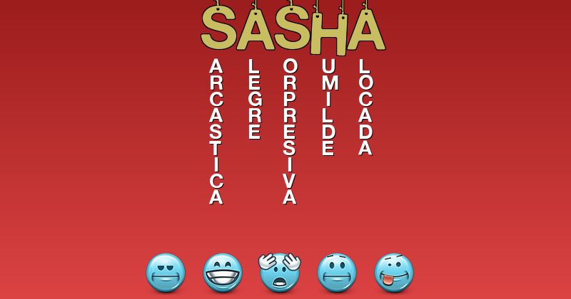 Emoticones para sasha - Emoticones para tu nombre