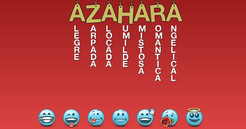 Emoticones para azahara - Emoticones para tu nombre