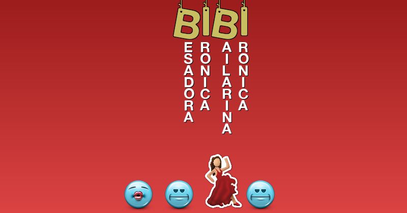 Emoticones para bibi - Emoticones para tu nombre