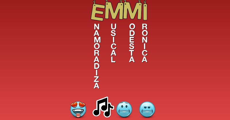 Emoticones para emmi - Emoticones para tu nombre