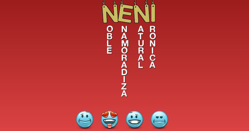 Emoticones para neni - Emoticones para tu nombre