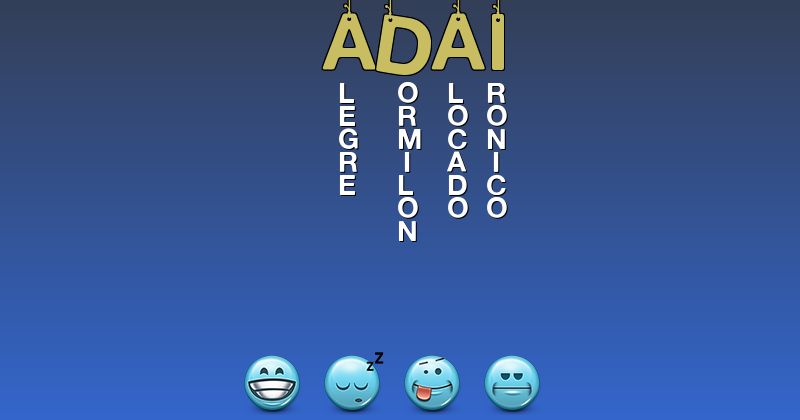 Emoticones para adai - Emoticones para tu nombre