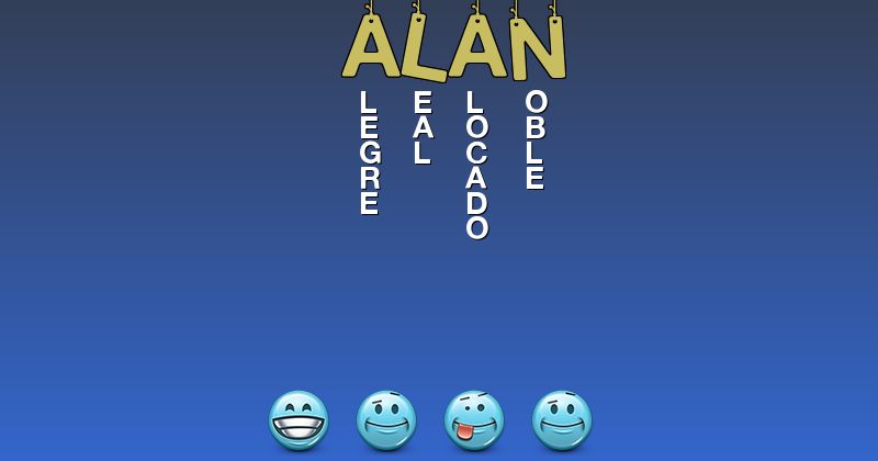 Emoticones para alan - Emoticones para tu nombre