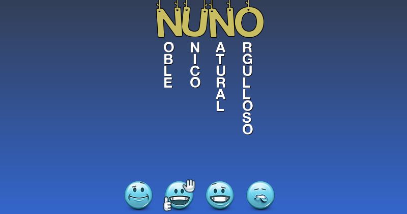 Emoticones para nuno - Emoticones para tu nombre