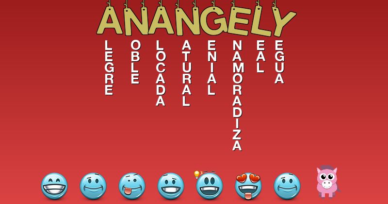 Emoticones para anangely - Emoticones para tu nombre