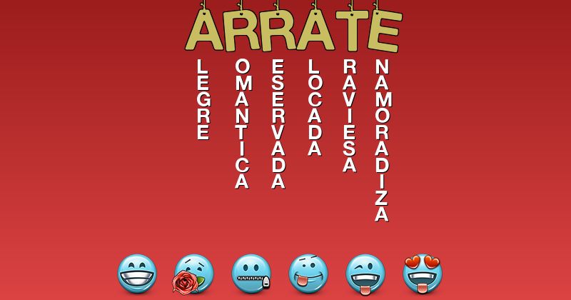 Emoticones para arrate - Emoticones para tu nombre