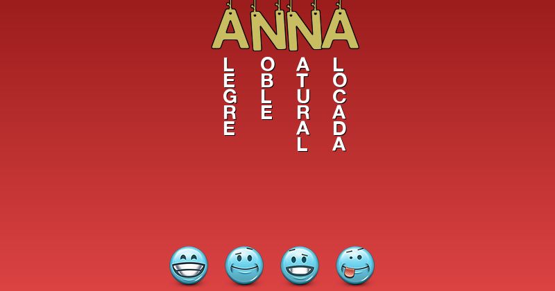 Emoticones para anna - Emoticones para tu nombre