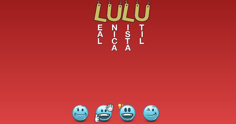 Emoticones para lulu - Emoticones para tu nombre