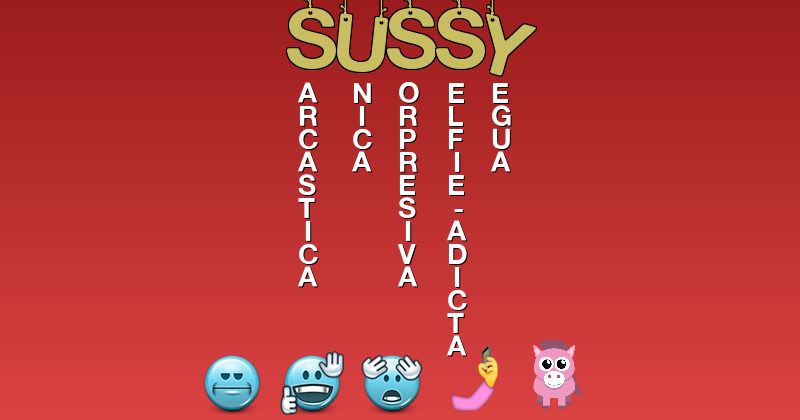 Emoticones para sussy - Emoticones para tu nombre