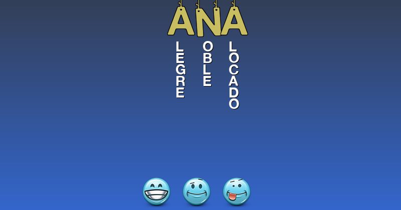 Emoticones para ana - Emoticones para tu nombre