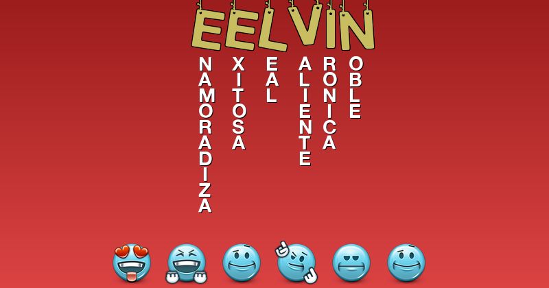 Emoticones para eelvin - Emoticones para tu nombre