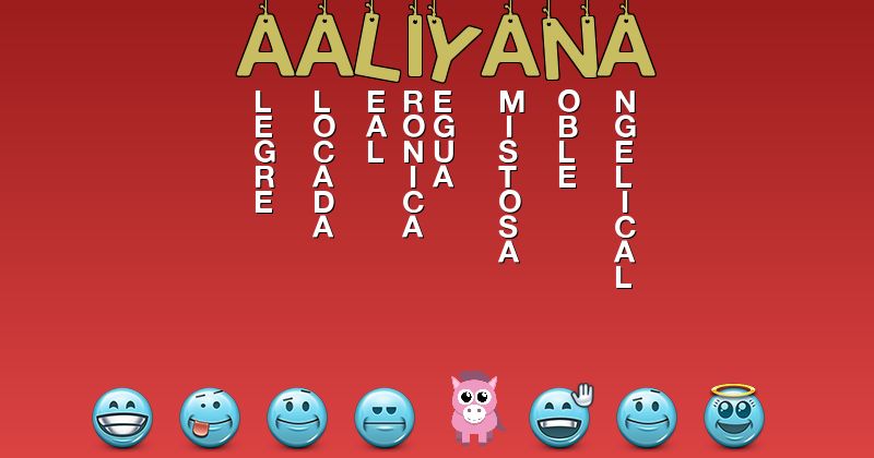 Emoticones para aaliyana - Emoticones para tu nombre