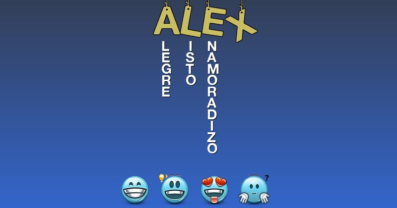 Emoticones para Álex - Emoticones para tu nombre