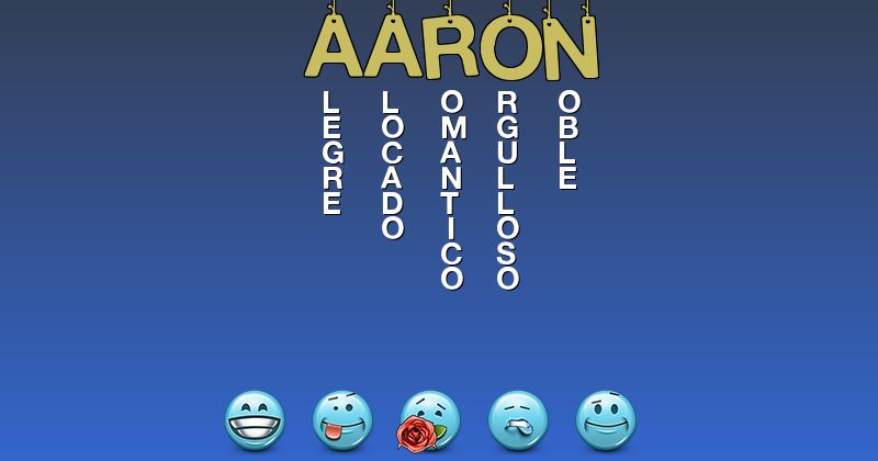 Emoticones para aaron - Emoticones para tu nombre