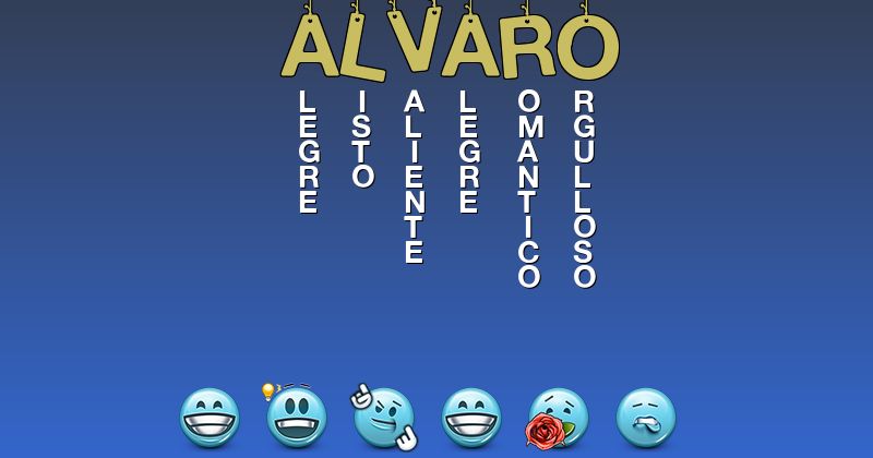Emoticones para Álvaro - Emoticones para tu nombre