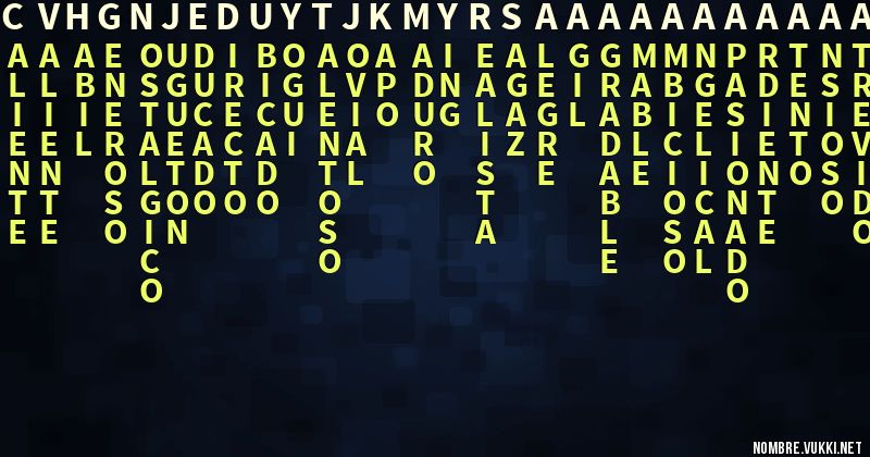 Acróstico cvhgnjeduytjkmyrsaaaaaaaaaaa