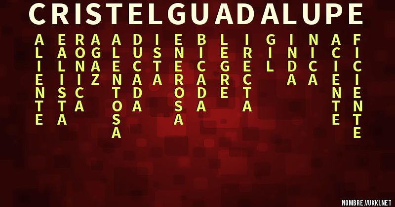 Acróstico cristel guadalupe