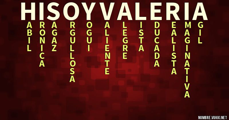Qué significa hisoyvaleria