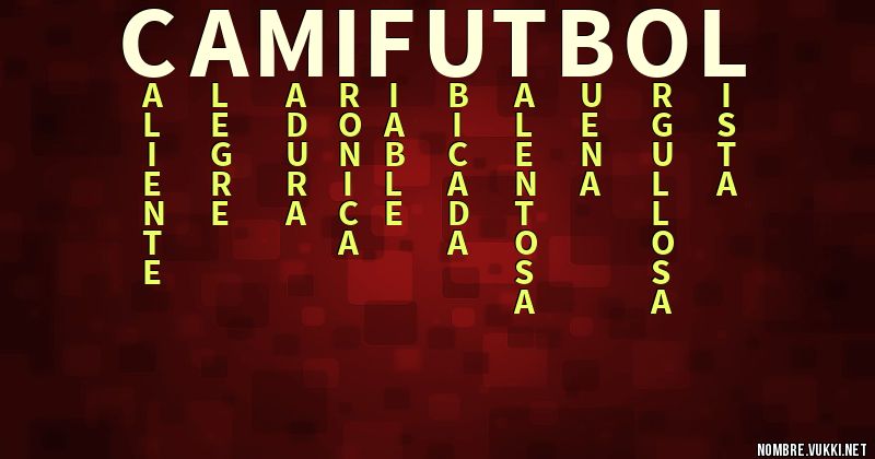 Acróstico camifutbol