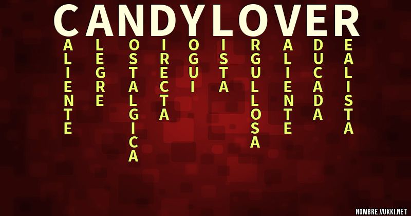 Acróstico candylover89