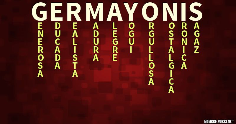 Acróstico germayonis