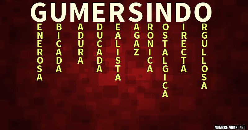 Acróstico gumersindo