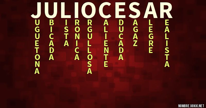 Acróstico julio cesar