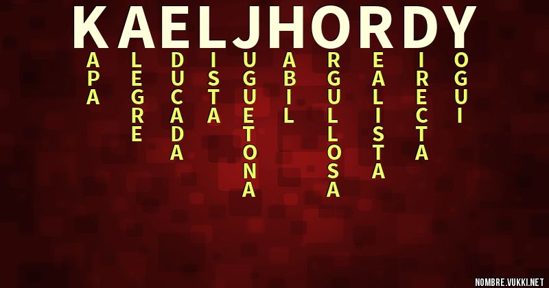 Acróstico kael jhordy
