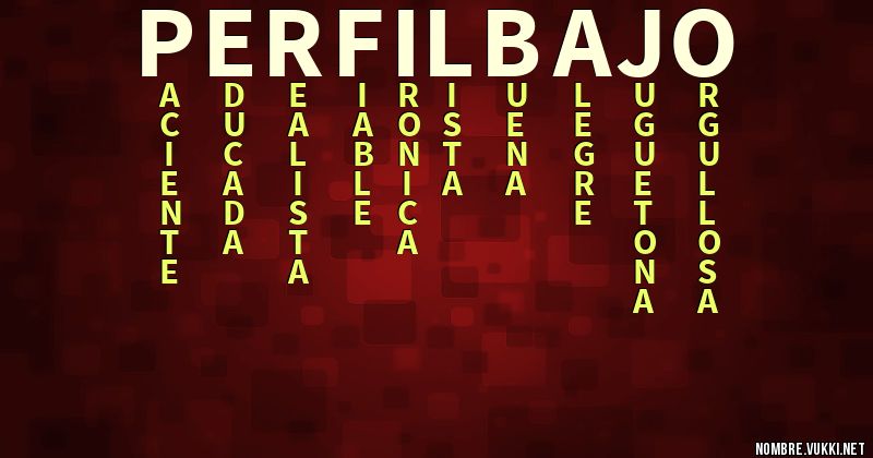 Acróstico perfil bajo