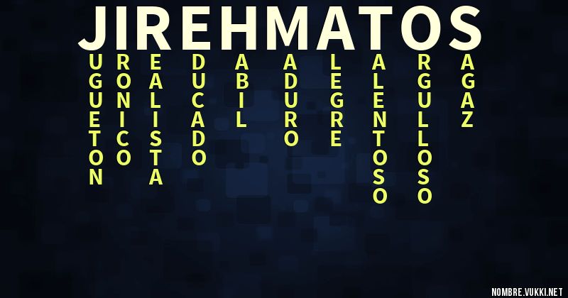 Acróstico jireh matos