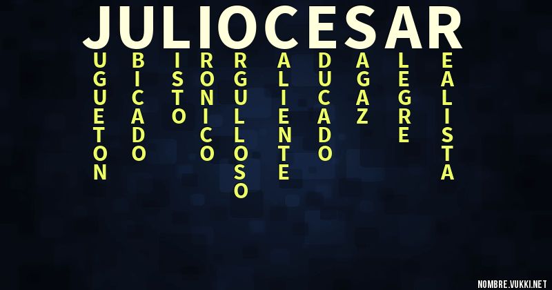 Acróstico juliocesar