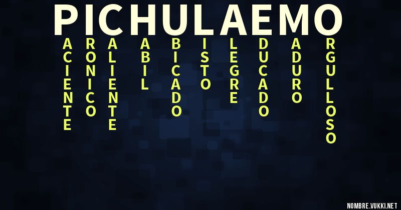 Acróstico pichula emo