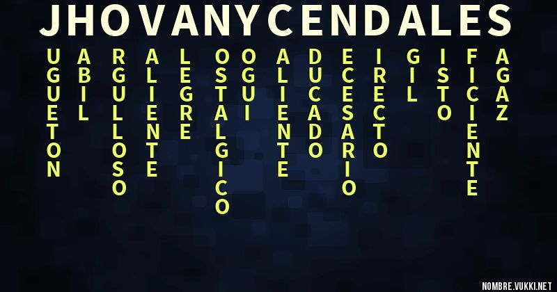 Acróstico jhovany cendales