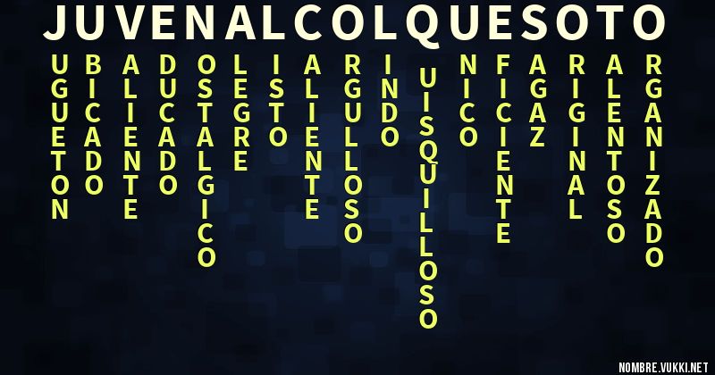 Acróstico juvenal colque soto