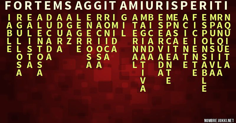 Acróstico fortem saggitam iurisperiti