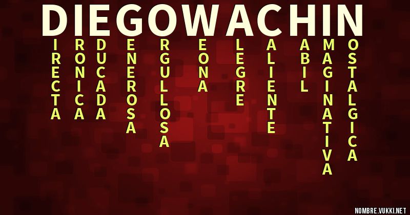 Acróstico diego wachin