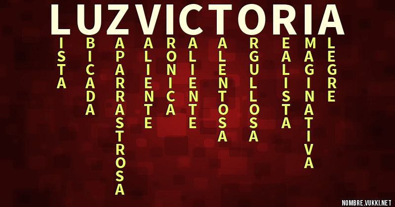 Acróstico luzvictoria