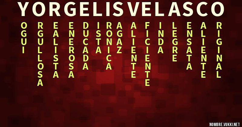 Acróstico yorgelis velasco