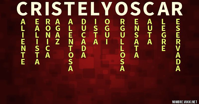 Acróstico cristel y oscar