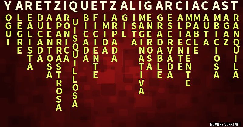 Acróstico yaretzi quetzali garcía cast