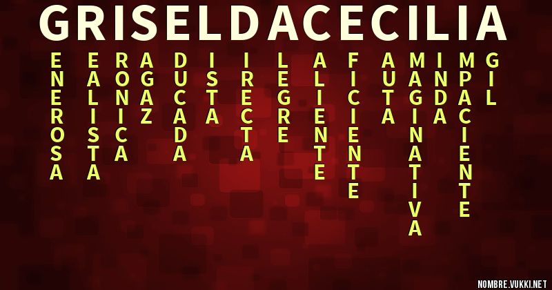 Acróstico griselda cecilia