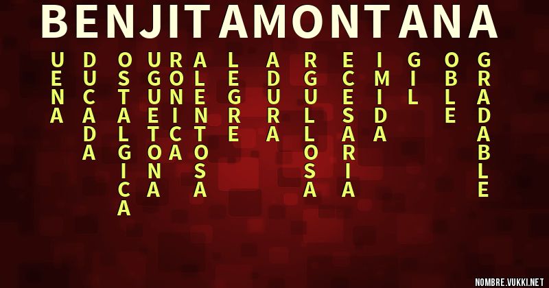 Acróstico benjitamontana