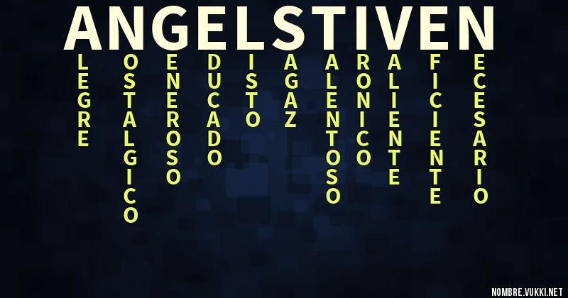 Acróstico angel stiven