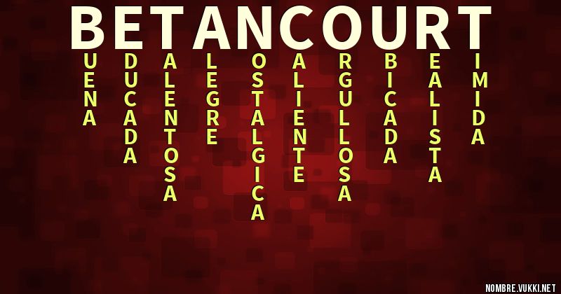 Acróstico betancourt
