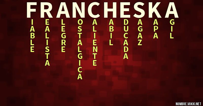 Acróstico francheska