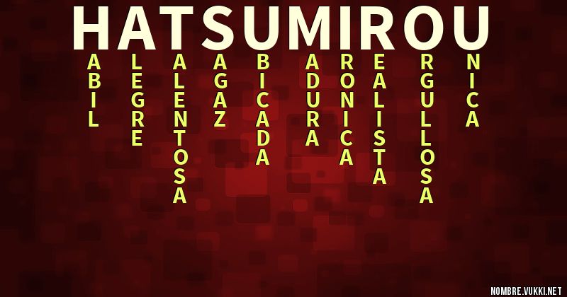 Acróstico hatsumi rou