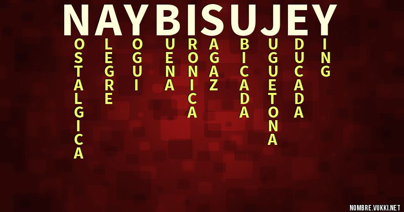 Acróstico naybi sujey