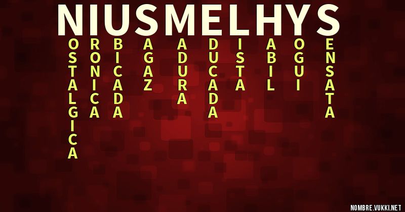Acróstico niusmelhys